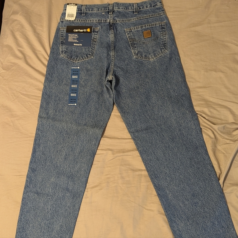 Carhartt Men's Relaxed Fit Denim Jeans B17 STW